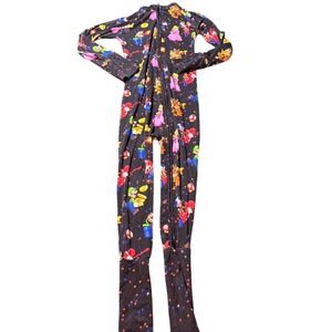 BAMBOO Resort to Smooth‎ long sleeve one piece pajamas, fold over footies, 4T